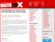 Tablet Screenshot of masterzonex.com